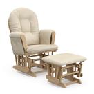 Glider e otoman Storkcraft Premium Hoop natural/bege