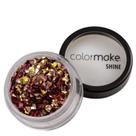 Glitter 3D Shine Ouro Azul 2g Maquiagem Carnaval