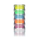 Glitter De Cores Em Pó Iridescente Kit Com 5 Cores - Maquiagem Carnaval