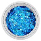 Glitter encapsular azul holográfico listrado decoração unhas Glitter encapsular azul holográfico listrado decoração unhas