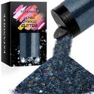 Glitter Estanoite Laser Preto Chunky e Fino 160 g Glitter Estanoite Laser Preto Chunky e Fino 160 g