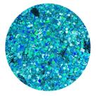 Glitter Flocado Azul Aqua Holo 3g