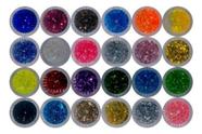 Glitter Flocado C/24 Unid Para Decoração De Unhas Encapsulad Glitter Flocado C/24 Unid Para Decoração De Unhas Encapsulad