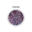 Glitter Flocado Maquiagem Rosto Corpo Cabelo Purpurina Brilho Grosso Holográfico Artístico Corporal Facial Make Carnaval