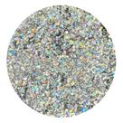 Glitter Flocado Prata Holo 3g