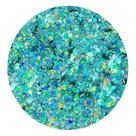 Glitter Flocado Verde Agua Holo 3g