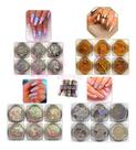Glitter Gel Encapsulado 24 Unidades Formas Diferentes Strass Glitter Gel Encapsulado 24 Unidades Formas Diferentes Strass
