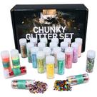 Glitter Set TORC Holographic Chunky 24 Colors Resin Art