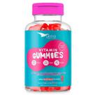 Global Gummies Pele Cabelos e Unhas Global Suplementos - 60 Gomas Morango