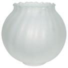 Globo Bola Americana Canelada Fosca Para Abajures e lustres