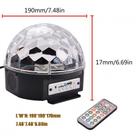 Globo Bola Maluca Led Rgb Bluetooth Som MP3 Pen Drive