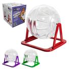 Globo de Exercicio para Hamster com Suporte Jel Plast