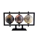 Globo de Mesa RELY+ 3 peças 10 cm com Suporte Metálico Giratório