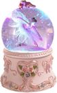 Globo De Neve Musical Bailarina Dançante Rosa