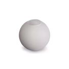 Globo De Vidro 5x12 Leitoso (branco) Peça P/ Reposição Fosca