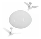 Globo De Vidro Aliseu Jet Nano Branco Leitoso Original