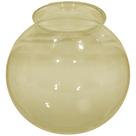 Globo de Vidro Ambar Esférico com Colar 10 x 15 Colonial