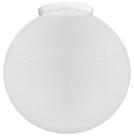 Globo De Vidro Com Colar 15 X 35 P/ Poste de Jardim