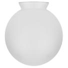Globo de Vidro Fosco Esférico com Colar 08 x 15