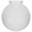Globo de Vidro Fosco Esférico com Colar 10 x 20