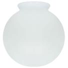 Globo de Vidro Fosco Esférico com Colar 15 x 28