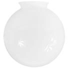 Globo de Vidro Leitoso Esférico com Colar 10 x 20