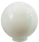Globo de Vidro Leitoso Esférico com Colar 15x35 vd Primeira