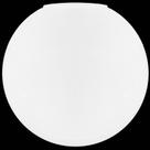 Globo De Vidro Lustre Branco Fosco Esférico Sem Colar 08x15