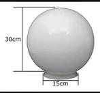 Globo de vidro para poste