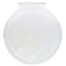 Globo de Vidro Transparente Esférico com Colar 10 x 20