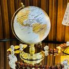 Globo Decorativo Giratório Cinza Gold