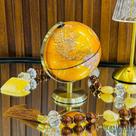 Globo Decorativo Giratório Orange Dourado Globo Decorativo Giratório Orange Dourado
