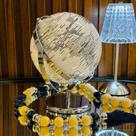Globo Decorativo Prata Giratório
