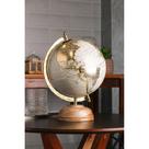 Globo Decorativo Wolff de Plástico e Madeira 12cm x 20cm Globo Decorativo Wolff de Plástico e Madeira 12cm x 20cm