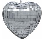 Globo espelhado coracao 40 cm festas eventos