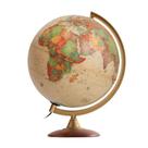 Globo Geográfico Tecnodidattica Colombo 30cm Bronze Com Led