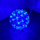 Globo Lampadas Luzes De Led Flor Bola Natal Decoração Tomada Azul