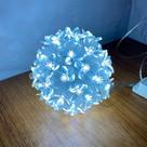 Globo Lampadas Luzes De Led Flor Bola Natal Decoração Tomada Cor:Branco Globo Lampadas Luzes De Led Flor Bola Natal Decoração Tomada Cor:Branco