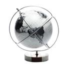 Globo Lindo Preto E Branco Terra Redonda Países Escritos