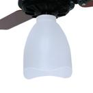 Globo Lustre Lumi Original Lorensid Translúcido em Plástico Virgem Ventilador de Teto (com Casquil Globo Lustre Lumi Original Lorensid Translúcido em Plástico Virgem Ventilador de Teto (com Casquil