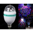 Globo Mágico LED RGB para Decoração de Festa Lâmpada Rotativa de Efeito Discoteca E27