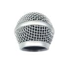 Globo microfone prata 50mm - 31mm rosca mxt