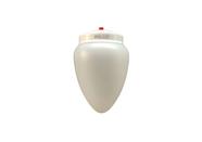 Globo Pera com Plafon para Ventilador de Teto Branco Globo Pera com Plafon para Ventilador de Teto Branco