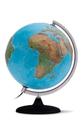 Globo terrestre 30 cm alto relevo com luz 110v