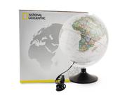 Globo Terrestre Decorativo Iluminado Carbon Executive 30CM National Geographic Tecnodidattica