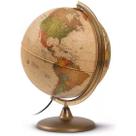 Globo Terrestre Discovery Antigo 25 Cm Com Luz