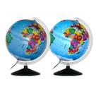 Globo Terrestre Libreria 30cm Prisma Pi-Lb/Bs-Pp 310467 Politico Bivolt Base Pls Preta