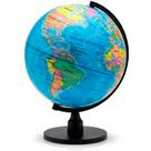 Globo Terrestre Mapa Mundi Político Grande Giratório Escolar 32 Cm Para Decoração De Mesa