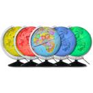 Globo Terrestre Político 30cm - Com Luz Led Multicolorido Bivolt Controle Remoto