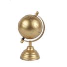 Globo terrestre Winston ferro 8x15cm dourado -L Hermitage
